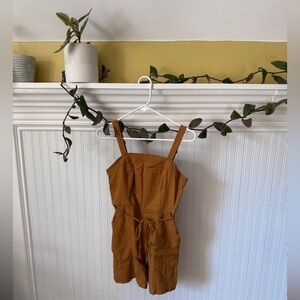 Old Navy Women's Mustard Romper